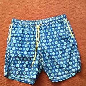 Mr Swim All Over Print  Swim Trunks Size Large